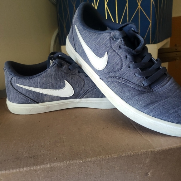 Nike Other - Nike SB Check SolarSoft Low Blue Mens 9.5 (cleaned after pics)